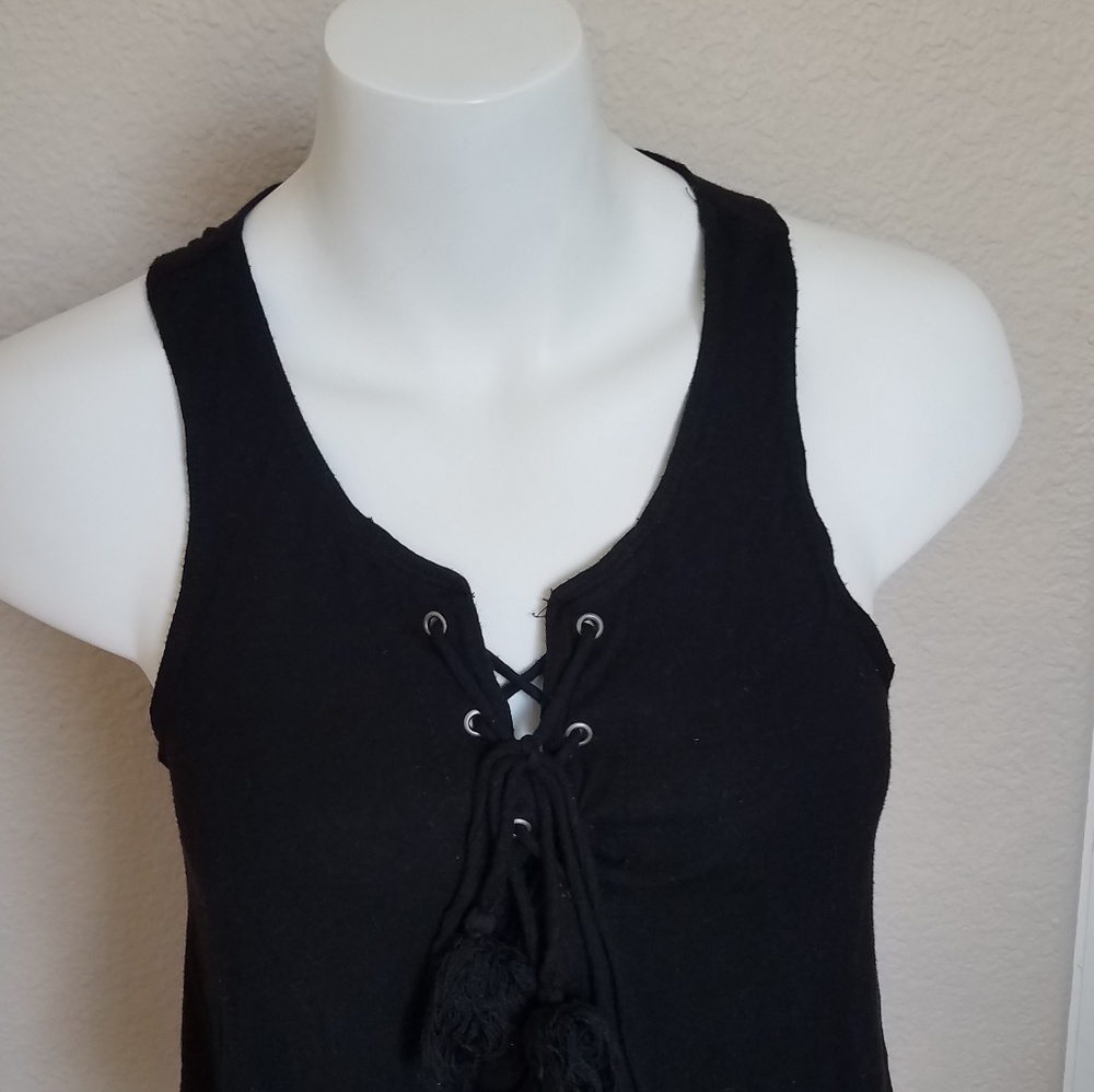 Lace up tank